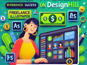 Maximize your earnings by competing in design contests and offering specialized graphic design services on Designhill.