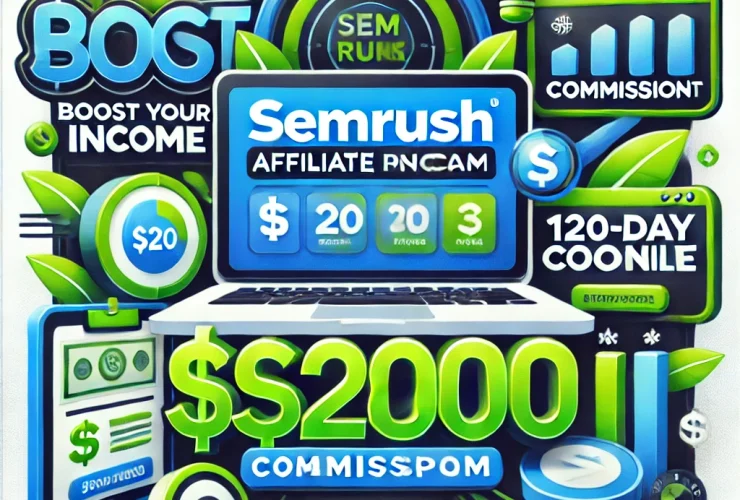 Earn high commissions with the SEMrush affiliate program – $200 per sale.