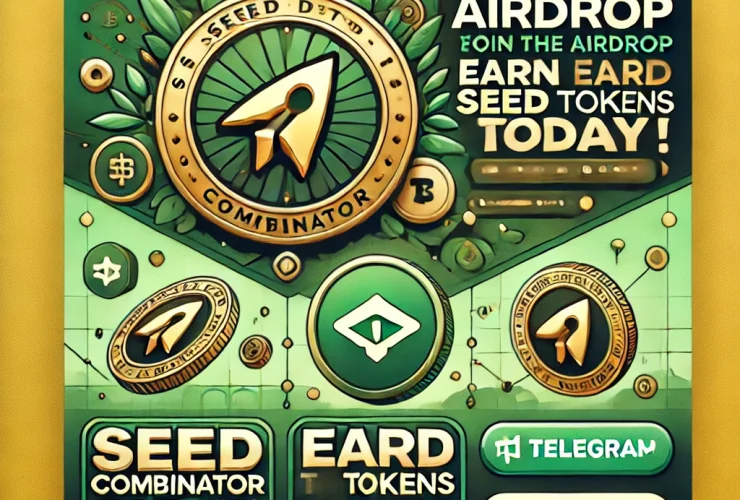 Seed Combinator airdrop guide for earning SEED tokens through Telegram tasks.