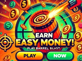 How to make money and earn rewards by playing Barrel Blast.