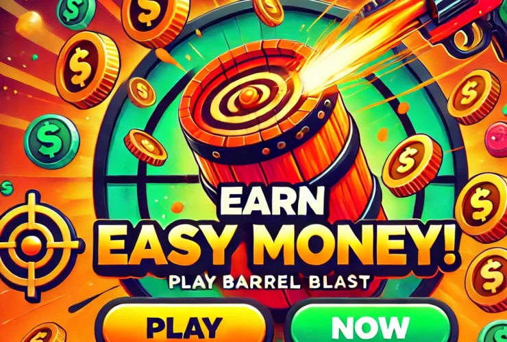 How to make money and earn rewards by playing Barrel Blast.