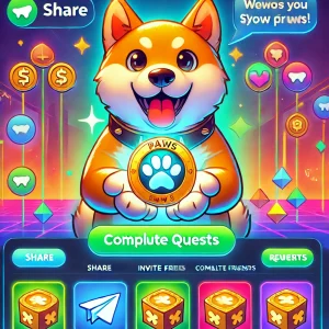 Earn free $PAWS tokens by completing simple tasks in the PAWS airdrop campaign! Join, invite friends, and engage with this community-driven crypto adventure to start building rewards today.