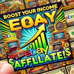 Maximize earnings with the eBay Partner Network affiliate program, featuring collectible items, antiques, and rising income potential, showcasing profitable niches for affiliate marketers.