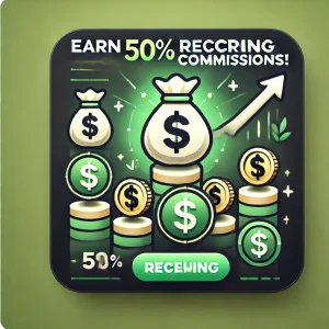 Earning 50% commissions through Kit affiliate program