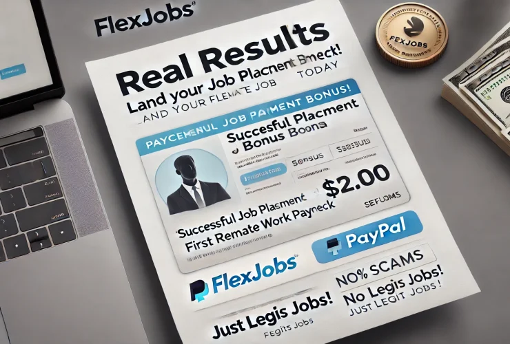 FlexJobs verified payment proof featuring PayPal or direct deposit, demonstrating the real earning potential of remote and flexible jobs.