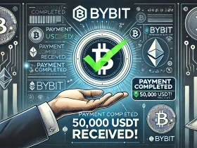 Bybit showing 50,000 USDT prize received, highlighting trading competition rewards for day traders and swing traders.